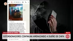 Delincuentes amenazan con bomba a chifa en San Martín de Porres/ Video y Foto: América Noticias