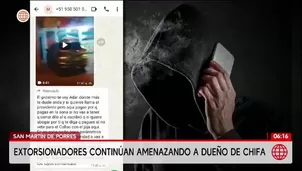 Delincuentes amenazan con bomba a chifa en San Martín de Porres/ Video y Foto: América Noticias