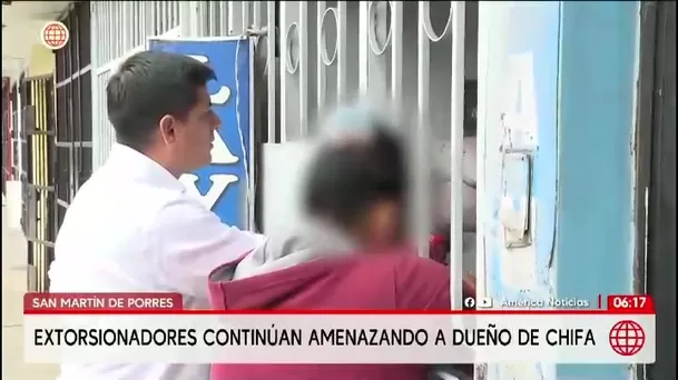El dueño de un chifa en San Martín de Porres recibió un nuevo mensaje extorsivo/ América Noticias El dueño de un chifa en San Martín de Porres recibió un nuevo mensaje extorsivo/ América Noticias