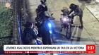 Delincuentes armados asaltan a jóvenes en calle de La Victoria