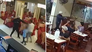 Delincuentes asaltaron restaurantes en menos de una hora - Foto y video: América Noticias