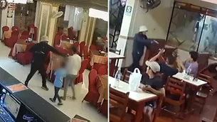 Delincuentes asaltaron restaurantes en menos de una hora - Foto y video: América Noticias