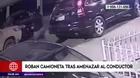 Delincuentes armados robaron camioneta en Ate