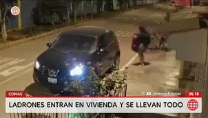 Delincuentes asaltan una casa y se llevan S/ 5 mil en Comas. Foto y video: América Noticias