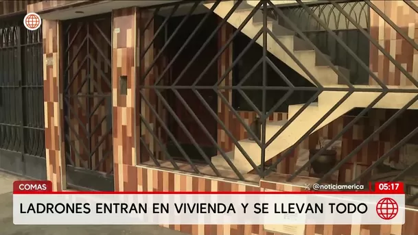 Delincuentes asaltan una casa y se llevan S/ 5 mil en Comas. Foto: América Noticias