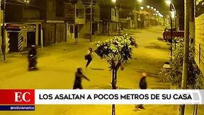 Delincuentes asaltan a jóvenes a pocos metros de su casa