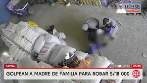Delincuentes asaltan negocio y golpean a una mujer en Tacna. Foto y video: América Noticias