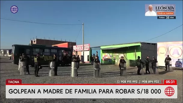 Delincuentes asaltan negocio y golpean a una mujer en Tacna. Foto: América Noticias Delincuentes asaltan negocio y golpean a una mujer en Tacna. Foto: América Noticias