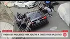 Delincuentes asaltan a taxista por aplicativo en Santa Anita