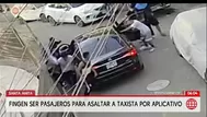 Delincuentes asaltan a taxista por aplicativo en Santa Anita