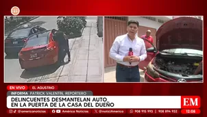 Robo autopartes. América Noticias