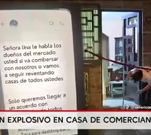 Delincuentes detonan explosivo en una casa en Comas/ Video y Foto: América Noticias