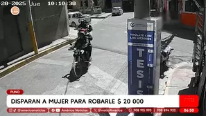 Delincuentes disparan a mujer para robarle 20 mil dólares en Juliaca, Puno. Foto y video: América Noticias