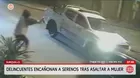 Delincuentes encañonan a serenos tras robo en Surquillo