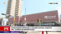 Intento de estafa en cobros de EsSalud. Foto y video: América Noticias