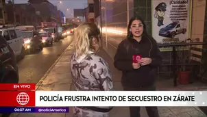 Intento de secuestro en Zárate. América Noticias