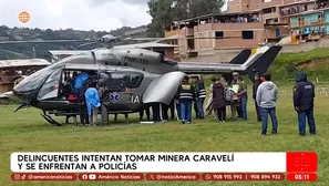 Delincuentes intentan tomar Minera Caravelí y se enfrentan a policías en La Libertad. Foto y video: América Noticias