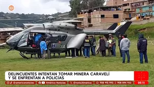 Delincuentes intentan tomar Minera Caravelí y se enfrentan a policías en La Libertad. Foto y video: América Noticias