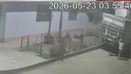 Delincuentes roban camión estacionado en Comas