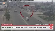 Delincuentes roban camioneta a conductor en VES