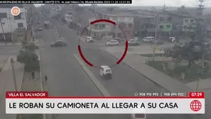 Roban camioneta a conductor al llegar a su casa en VES. Foto y video: AN