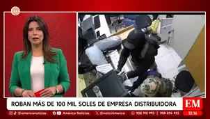 Delincuentes roban más de S/100 mil de empresa en Piura. Foto y video: Canal N