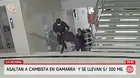 Delincuentes roban S/200 mil tras asalto a cambista en Gamarra