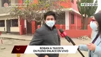 Es en ese momento en que un asustado taxista se acercó a la reportera