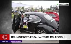 Delincuentes robaron auto de colección en Surco - Noticias de delincuentes