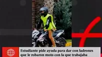 Roban moto. América Noticias