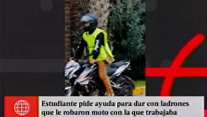 Roban moto. América Noticias