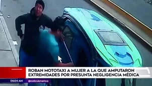 Roban mototaxi a Kelly Sayhua