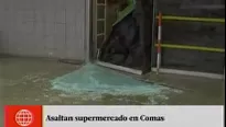 Asalto en Comas. América Noticias