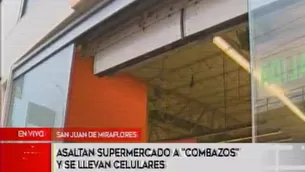 Robo en supermercado. América Noticias