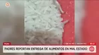 Denuncian alimentos con gusanos de Wasi Mikuna en Piura
