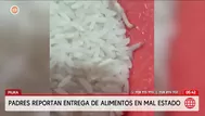 Denuncian alimentos con gusanos de Wasi Mikuna en Piura