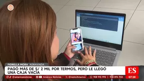 Estafa con termos personalizados en TikTok: Denuncian a vendedora. / Video: América Noticias