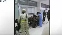 Se supo que los agentes fueron trasladados al Hospital de Ejército durante la medianoche / Video: Canal N