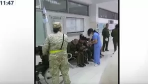 Se supo que los agentes fueron trasladados al Hospital de Ejército durante la medianoche / Video: Canal N