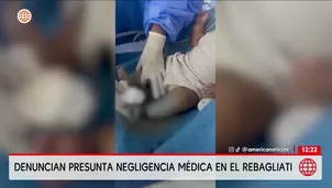Denuncian presunta negligencia médica en el Hospital Rebagliati. Foto y video: AN