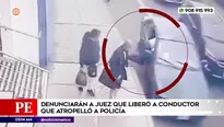 Juez liberó a conductor que atropelló a mujer policía. Foto y video: América Noticias