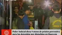 Detenidos por disturbios. América Noticias