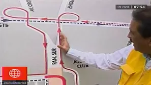 Desvíos son parte de la construcción del intercambio vial El Derby.