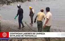 Derrame de petróleo de Repsol: continúan las labores de limpieza en playa de Ventanilla   - Noticias de limpieza