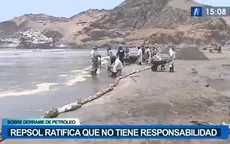 Derrame de petróleo: Repsol ratifica que no tiene responsabilidad  - Noticias de tonga