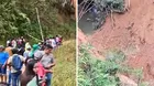 Derrumbe en Chanchamayo deja tres desaparecidos