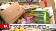 Desalojan a comerciantes del Mercado Mayorista de Frutas que invadieron calles de San Luis