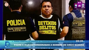 Desarticulan a banda acusada de extorsionar a empresas de transporte público. Foto y video: Domingo Al Día