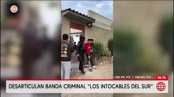 Policía desarticula a la presunta banda Los Intocables del Sur y detiene a 30 extranjeros/ América Noticias Policía desarticula a la presunta banda Los Intocables del Sur y detiene a 30 extranjeros/ América Noticias