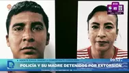Desarticulan a red extorsiva tras detener a policía y a su madre
